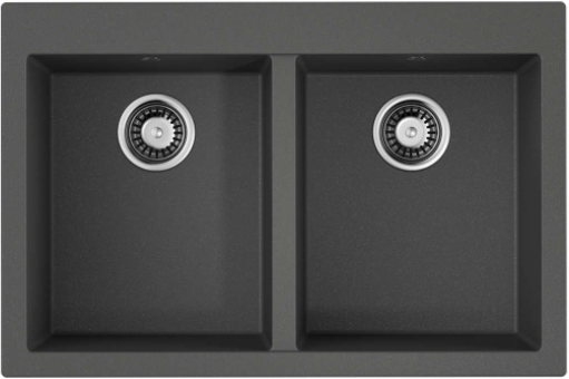 Фото товара: Omoikiri Bosen 80-2-PL, мойка, гранит, платина