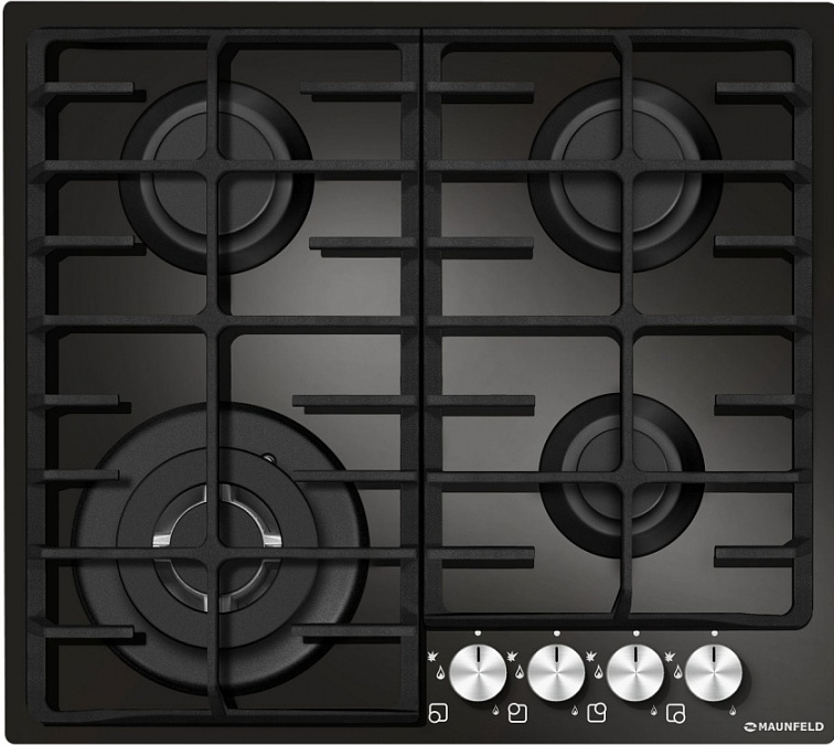 Maunfeld EGHG.64.63CB/G Детальное фото товара: Maunfeld EGHG.64.63CB/G газовая поверхность