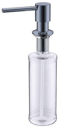 Детальное фото товара: ALVEUS PLUM 0,32L ANTHRACITE, дозатор для моющего средства, антрацит