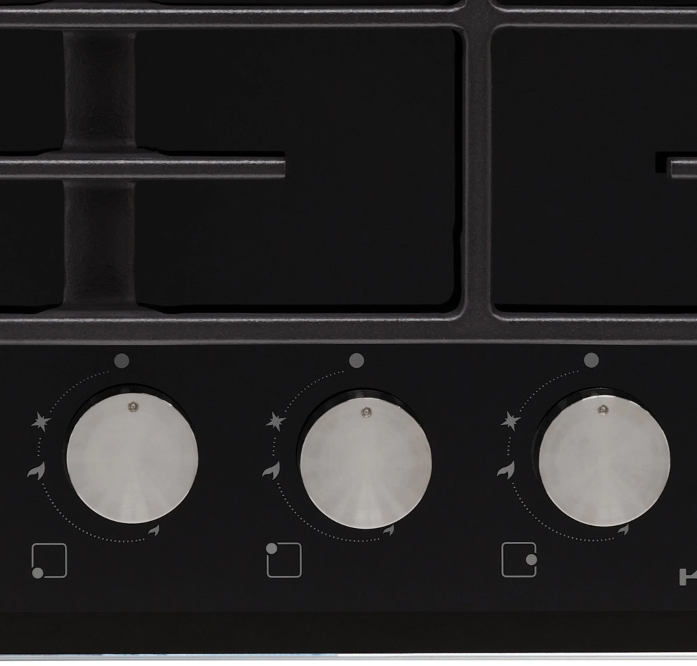 Krona HAGEL 45 BL W Детальное фото товара: Krona HAGEL 45 BL W газовая поверхность