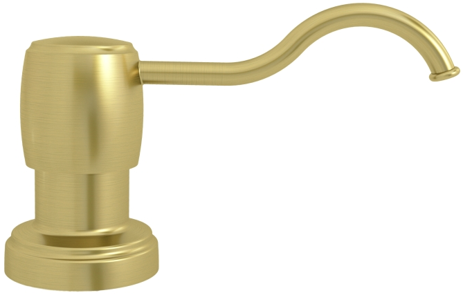 Seaman SSA-040-Light Gold (PVD, satin)  дозатор для жидкого мыла, светлое золото Фото товара: Seaman SSA-040-Light Gold (PVD, satin)  дозатор для жидкого мыла, светлое золото