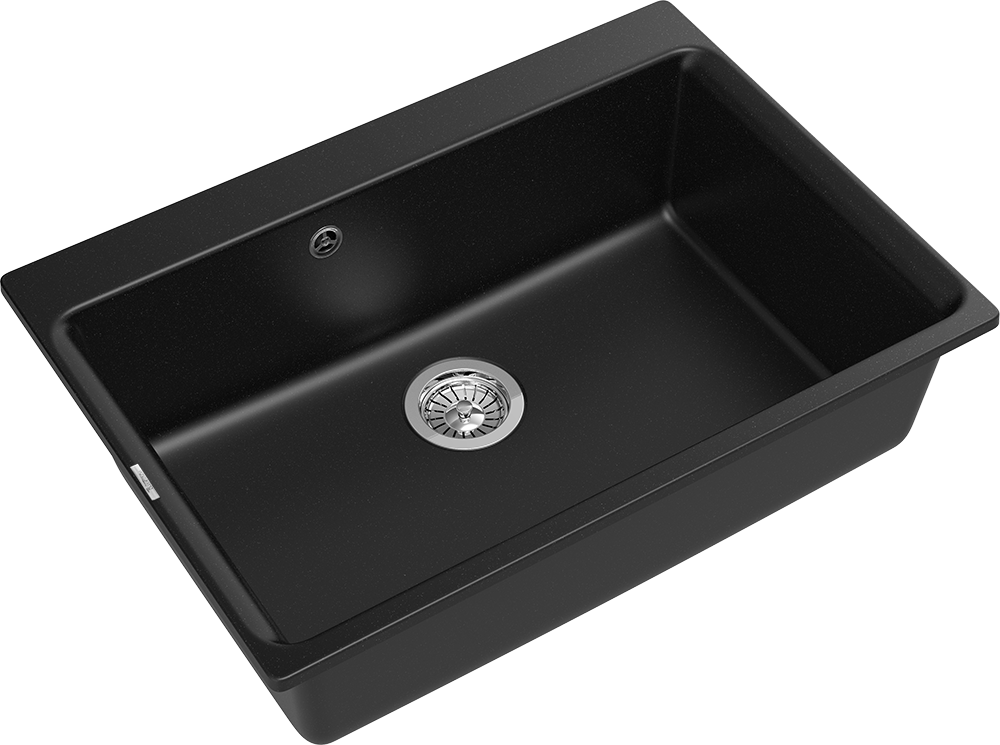Детальное фото товара: Rivelato AXEL Х-70 nero, мойка, гранит, черный