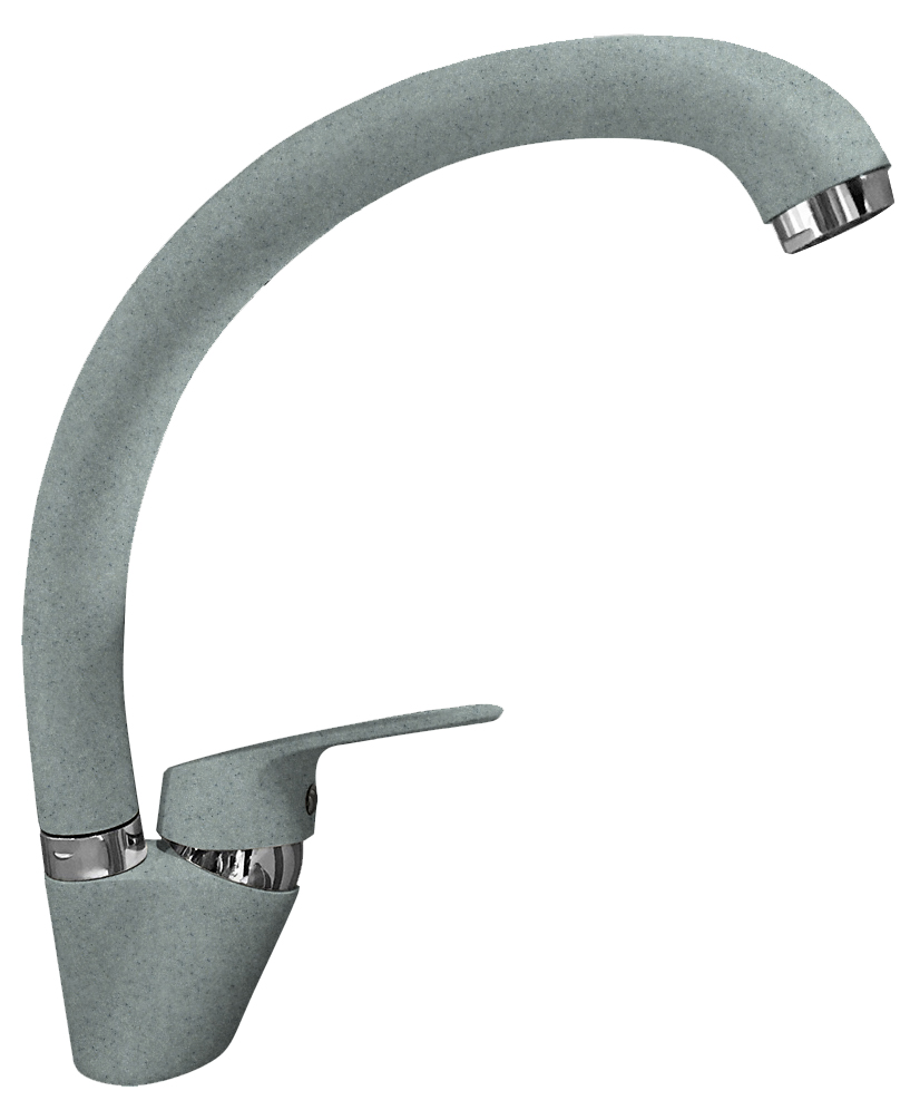 GranFest QUARZ Z3323, смеситель, гранит, серый Фото товара: GranFest QUARZ Z3323, смеситель, гранит, серый