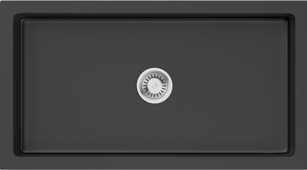 Фото товара: Omoikiri Mikura 83-BL, мойка, керамика, черный