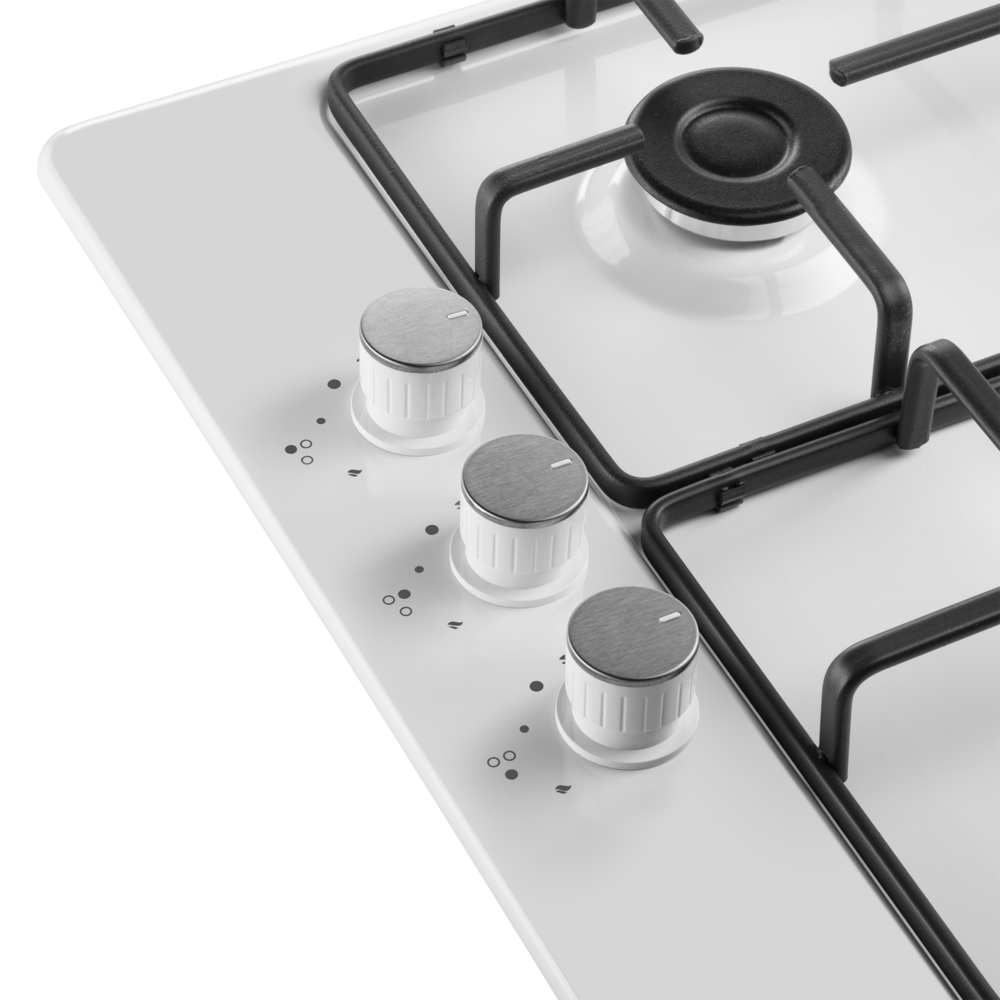 Maunfeld EGHE.43.3STS-EW Детальное фото товара: Maunfeld EGHE.43.3STS-EW газовая поверхность