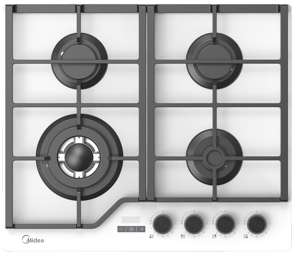 Фото товара: Midea MG697TTGW газовая поверхность