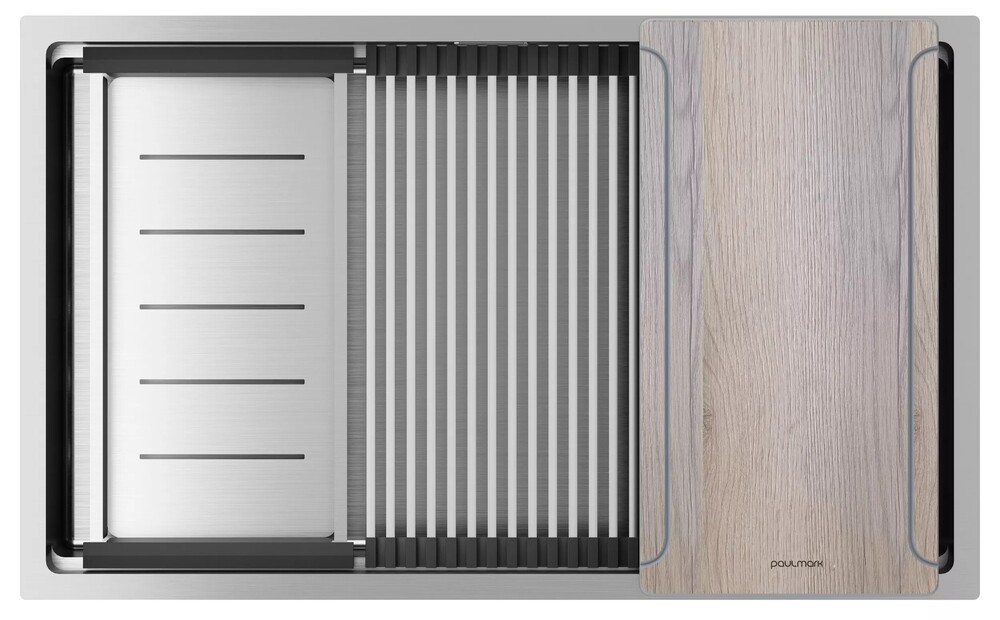 Фото товара: Paulmark NEXT-MULTI SINK 74 UNI, мойка, нержавеющая сталь брашированная