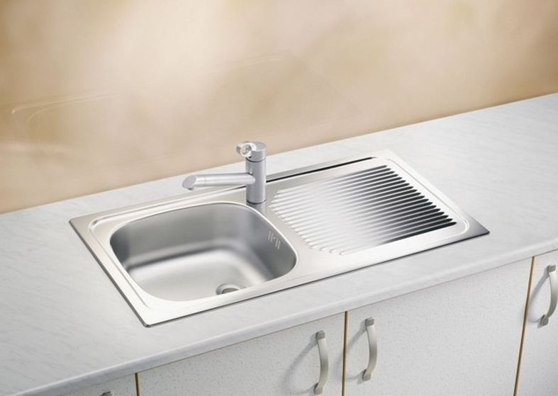 Детальное фото товара: ALVEUS BASIC 60 NAT-60, мойка, нержавеющая сталь (в комплекте с сифоном 1011717)