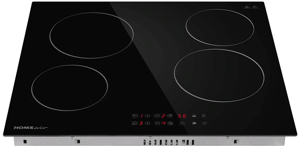 Детальное фото товара: HOMSair HVC64BK стеклокерамическая поверхность