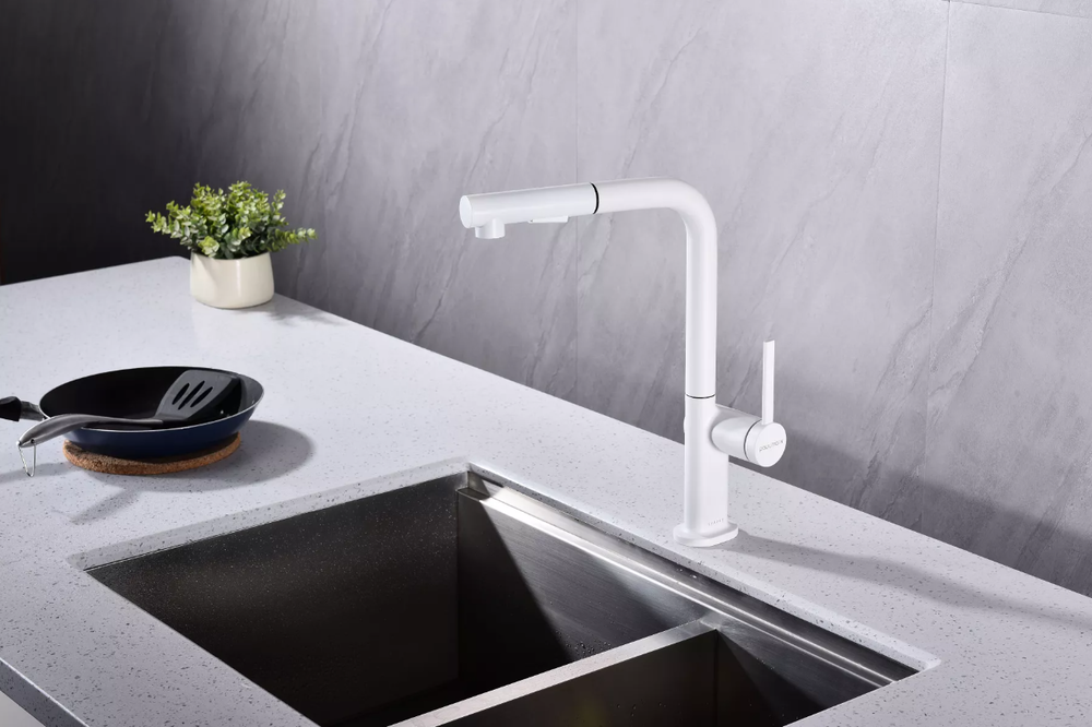 Детальное фото товара: Paulmark NEO, смеситель, белый матовый