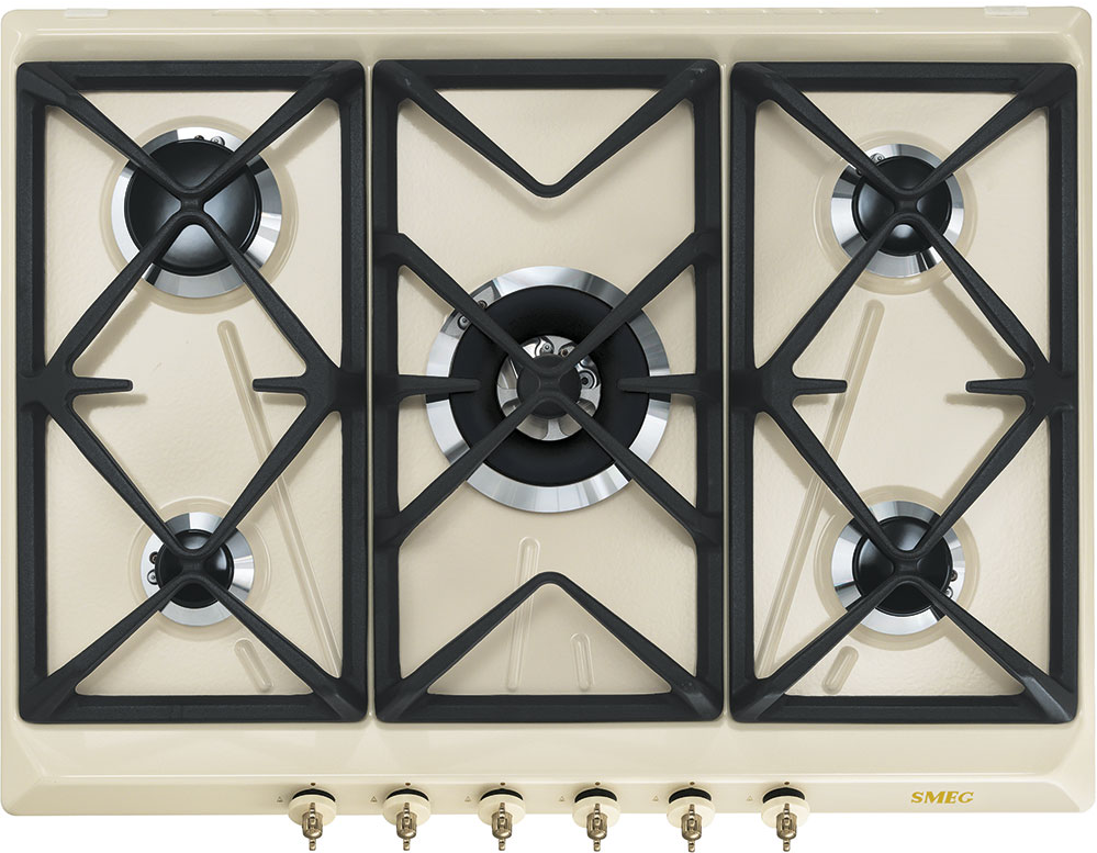 Фото товара: Smeg SRV876POGH газовая поверхность