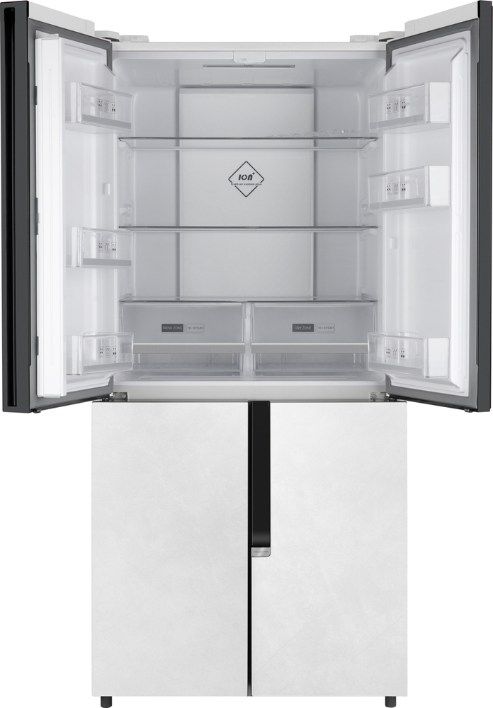 Детальное фото товара: Weissgauff WCD 450 White Rock Glass NoFrost Inverter