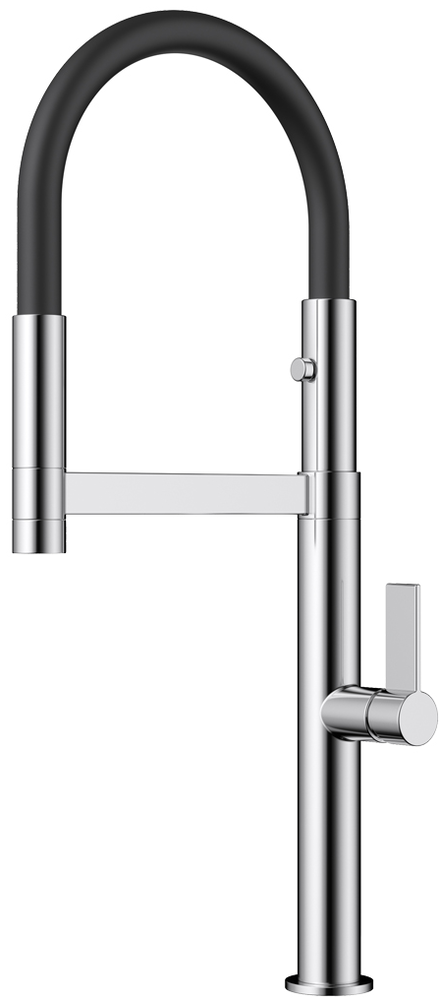 Фото товара: Omoikiri Osaka С-BL смеситель, хром/черный