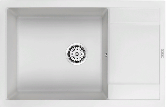 Детальное фото товара: Paulmark FLUGEN 60, мойка, гранит, белый