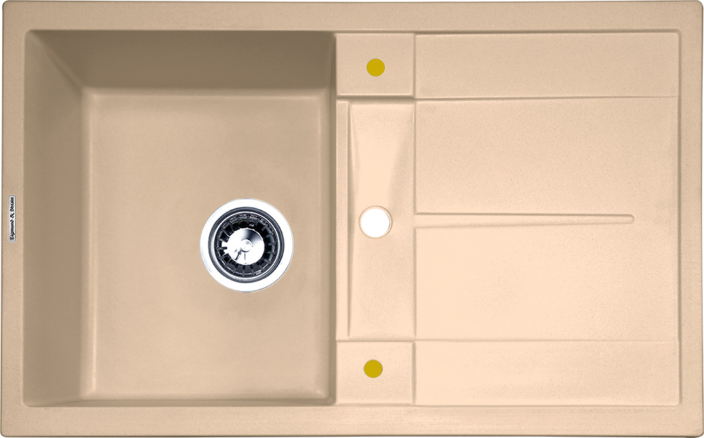 Фото товара: Zigmund & Shtain RECHTECK 780, мойка, топленое молоко