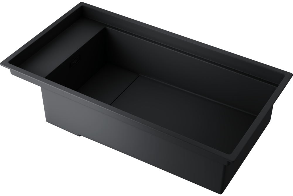 Детальное фото товара: Omoikiri Kinaru Pro 86-U/I GB, мойка, керамика, графит