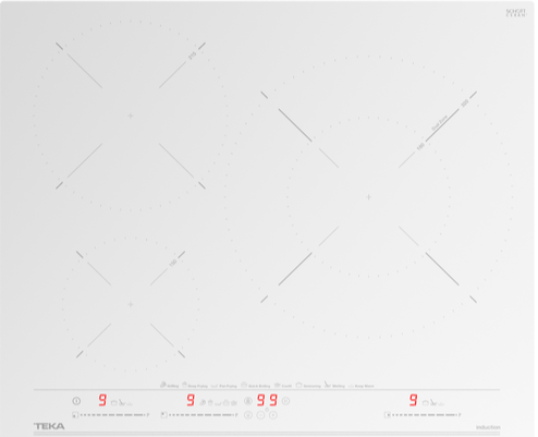 Teka IZC 63630 MST WHITE Детальное фото товара: Teka IZC 63630 MST WHITE индукционная поверхность