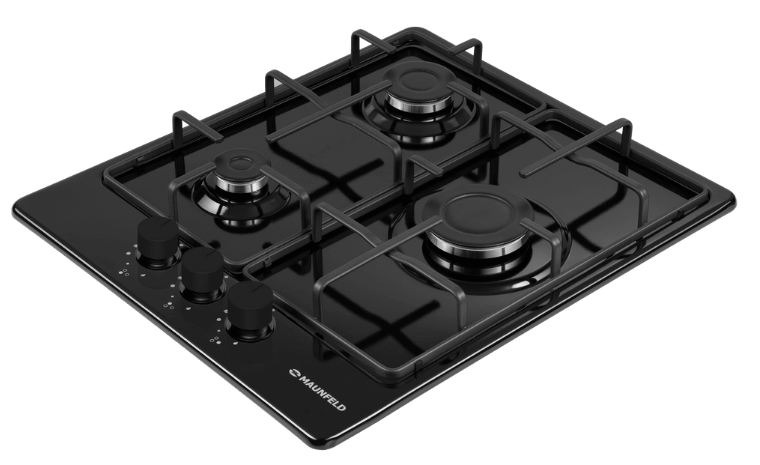 Детальное фото товара: Maunfeld EGHE.43.3STS-EB2 газовая поверхность