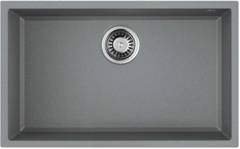 Фото товара: Omoikiri Tedori 66-U-GR, мойка, гранит, leningrad grey