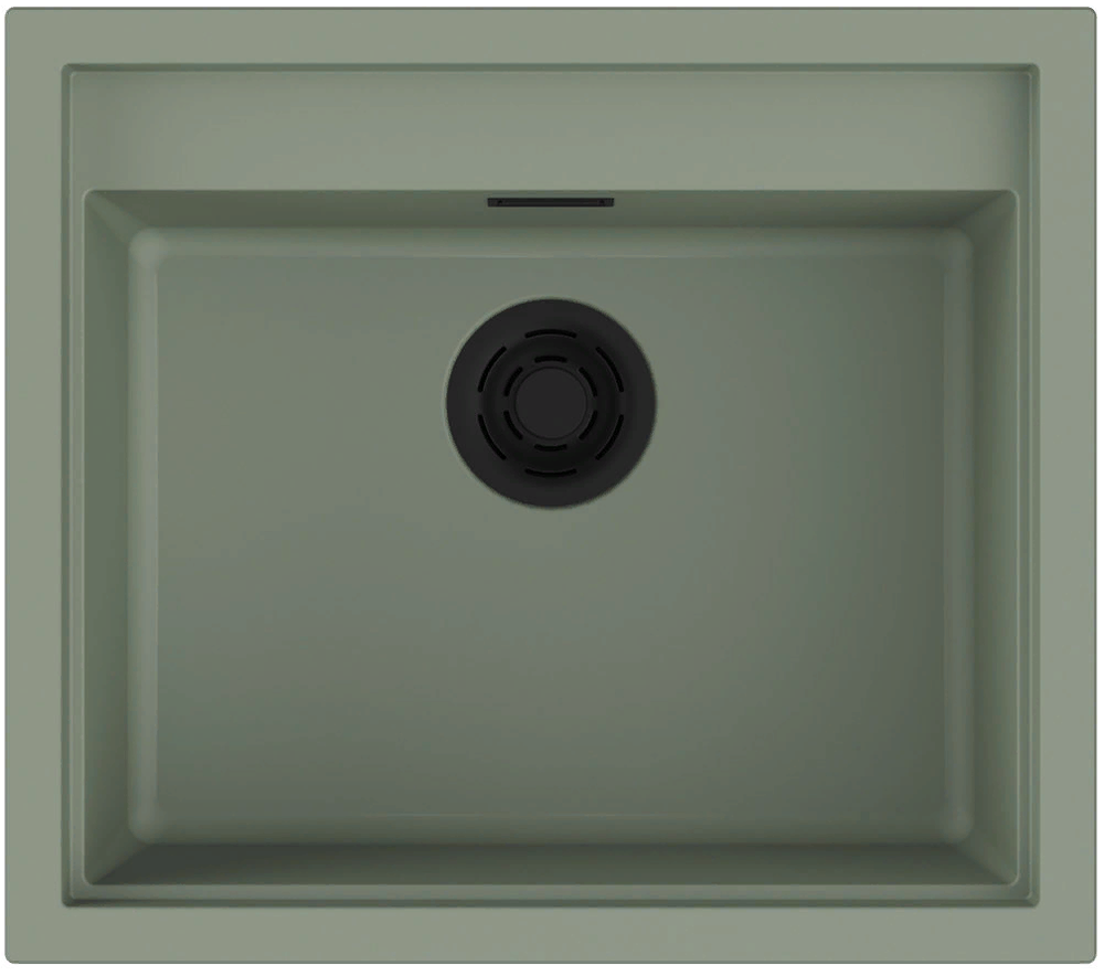 Фото товара: Omoikiri Sintesi 57-WG, мойка, керамика, wind green