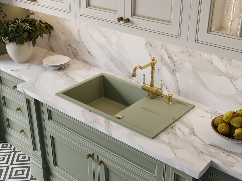 Детальное фото товара: Omoikiri Sumi 86A-GR, мойка, керамика, ленинградский серый