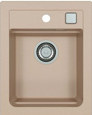 Фото товара: ALVEUS GRANITAL ATROX 10 TERRA - G22, мойка, гранит, бежевый (в комплекте с сифоном 1132823)