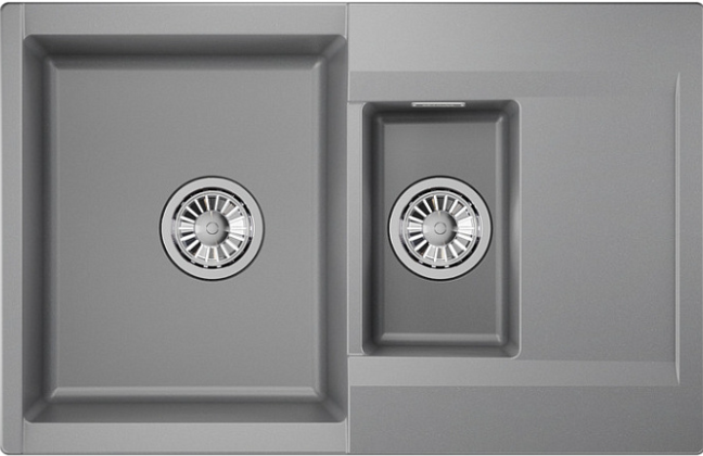 Фото товара: GRANULA ES-7808 мойка, гранит, алюминиум