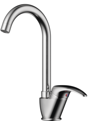 Фото товара: Omoikiri Umi-BN, смеситель, нержавеющая сталь