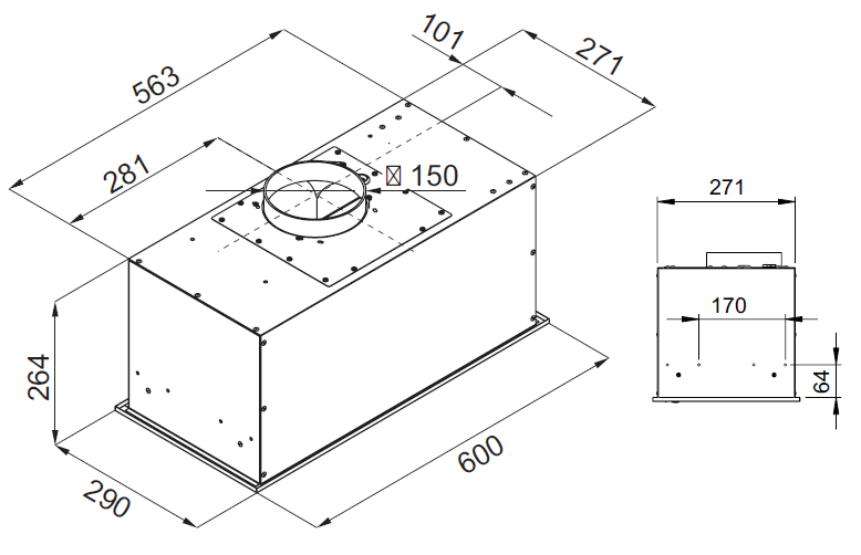Детальное фото товара: Kuppersberg IBOX 60 B