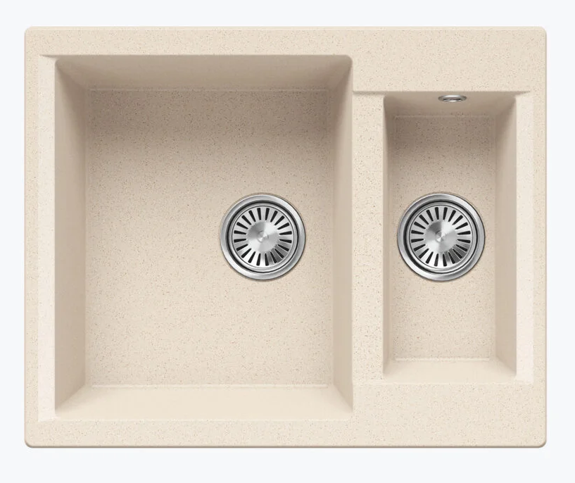 Polygran BRIG-620, мойка, мрамор, кремовый 327 Фото товара: Polygran BRIG-620, мойка, мрамор, кремовый 327