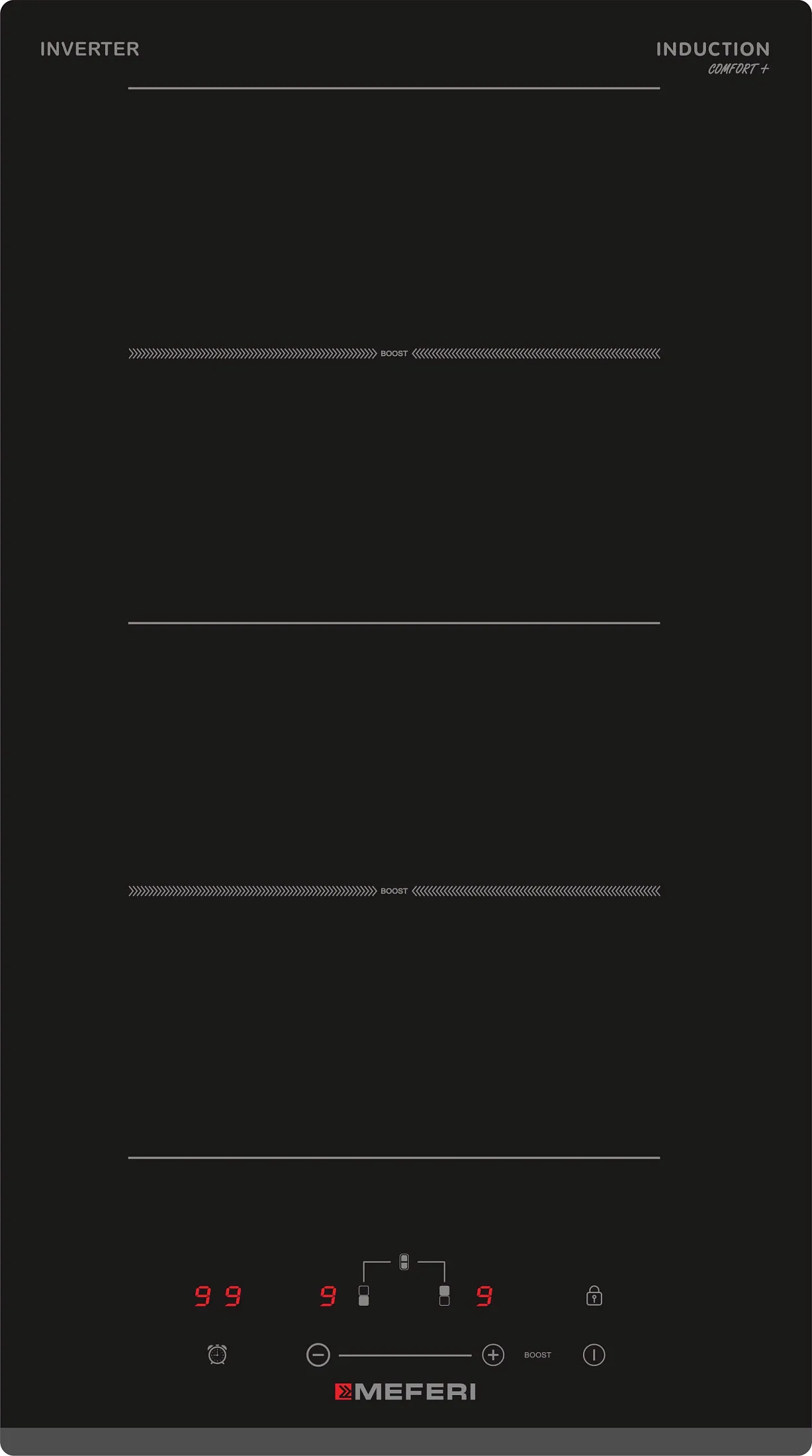 Фото товара: MEFERI MIH302BK COMFORT PLUS индукционная поверхность