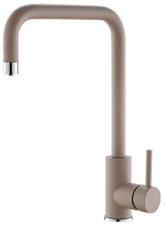 Фото товара: ALVEUS DUAL G55 BEIGE, смеситель, гранит, бежевый