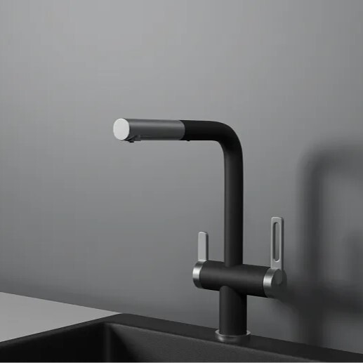 Фото товара: GRANULA 8170 смеситель, гранит, шварц