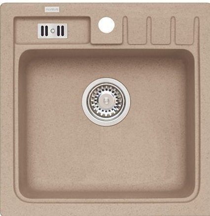 Фото товара: ALVEUS NIAGARA 20, мойка, гранит, бежевый (в комплекте с сифоном 1105419)