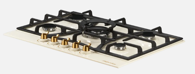 Kuppersberg FS 703 C Bronze Детальное фото товара: Kuppersberg FS 703 C Bronze газовая поверхность