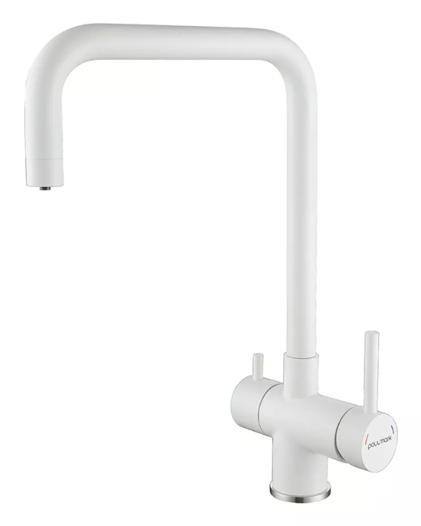 Фото товара: Paulmark WETTER, смеситель, белый матовый