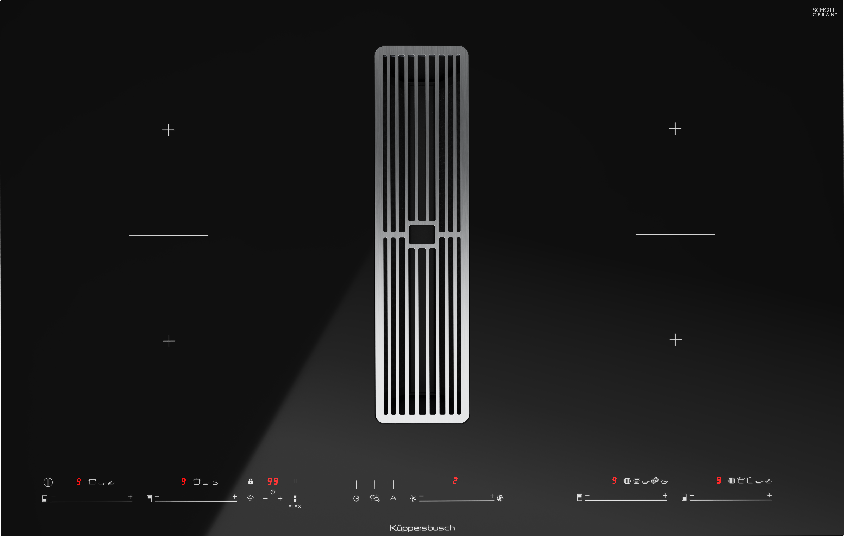 Фото товара: Kuppersbusch KMI 8590.0 SR Stainless Steel индукционная поверхность