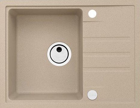 Фото товара: ALVEUS INTERMEZZO 30 GRANITAL BEIGE- G55, мойка, гранит, бежевый (в комплекте с сифоном 1117292)