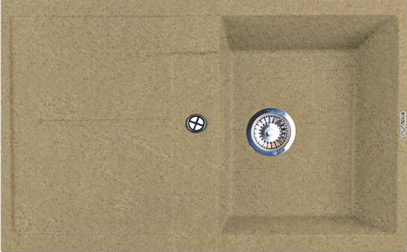 LAVA L.6 SAHARA, мойка, гранит, бежевый Детальное фото товара: LAVA L.6 SAHARA, мойка, гранит, бежевый