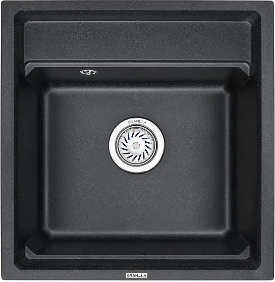 GRANULA 5002 мойка, гранит, черный Фото товара: GRANULA 5002 мойка, гранит, черный