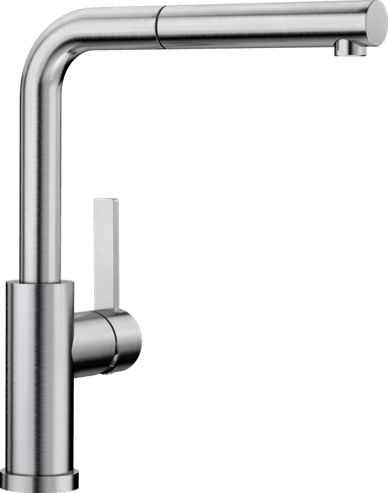 Фото товара: Blanco Lanora-S-F, смеситель, нержавеющая сталь