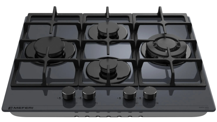 Детальное фото товара: MEFERI MGH604GR GLASS ULTRA газовая поверхность