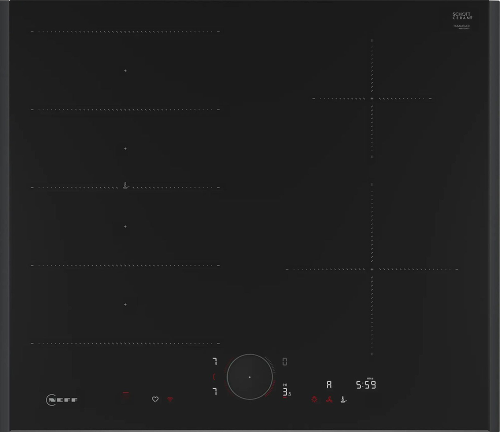 Фото товара: NEFF T66AUE4C0 индукционная поверхность