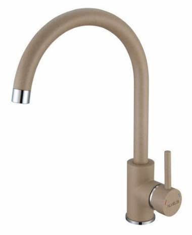 Фото товара: ALVEUS ROXA G55 BEIGE, смеситель, гранит, бежевый