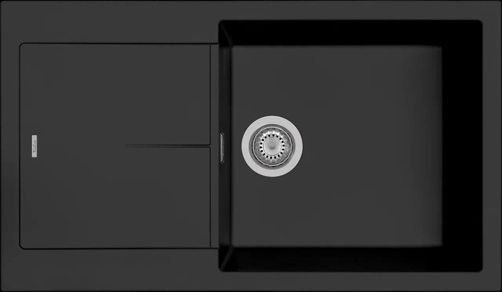 Фото товара: Rivelato LUMO LM-8650 nero, мойка, гранит, черный