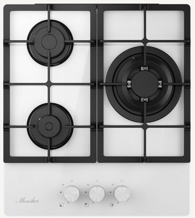 Фото товара: Monsher MGG 43 Blanc газовая поверхность