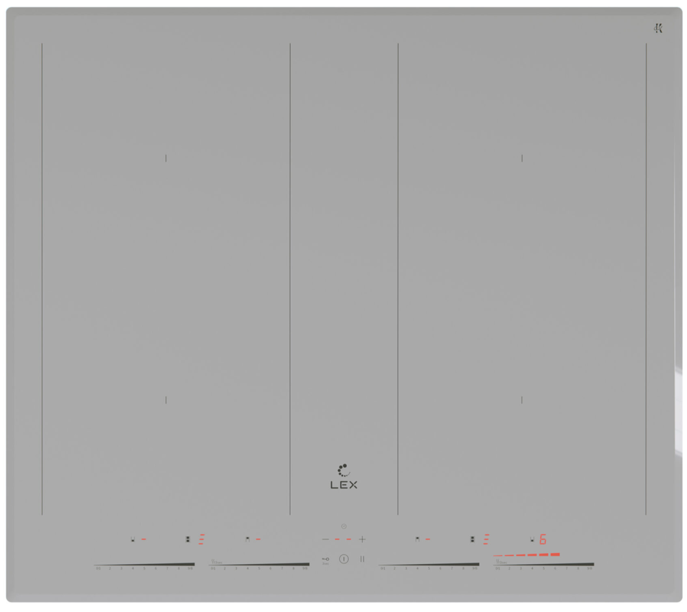 Детальное фото товара: LEX EVI 641C GR индукционная поверхность