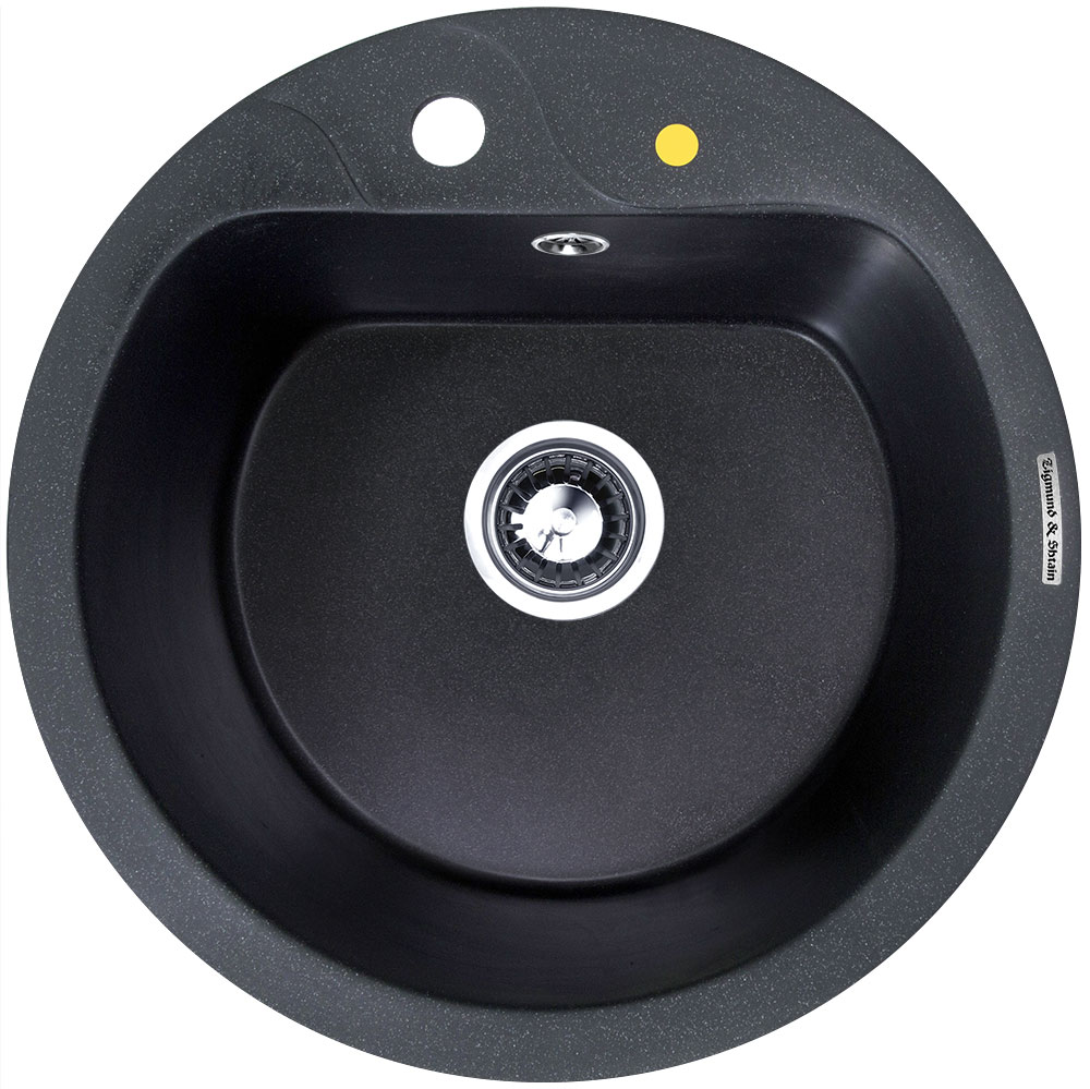 Фото товара: Zigmund & Shtain KREIS 505F, мойка, темная скала  