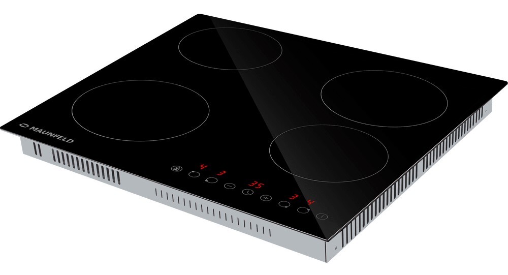 Детальное фото товара: Maunfeld AVCE594BK стеклокерамическая поверхность