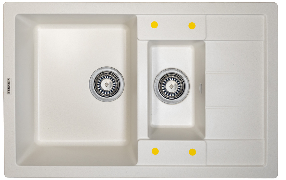 Ecoshtein RECHTECK 781.5, мойка, гранит, жасмин Фото товара: Ecoshtein RECHTECK 781.5, мойка, гранит, жасмин